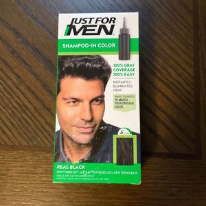 NEW Just For Men Shampoo-In Color Real Black H-55 Instantly Eliminates Gray